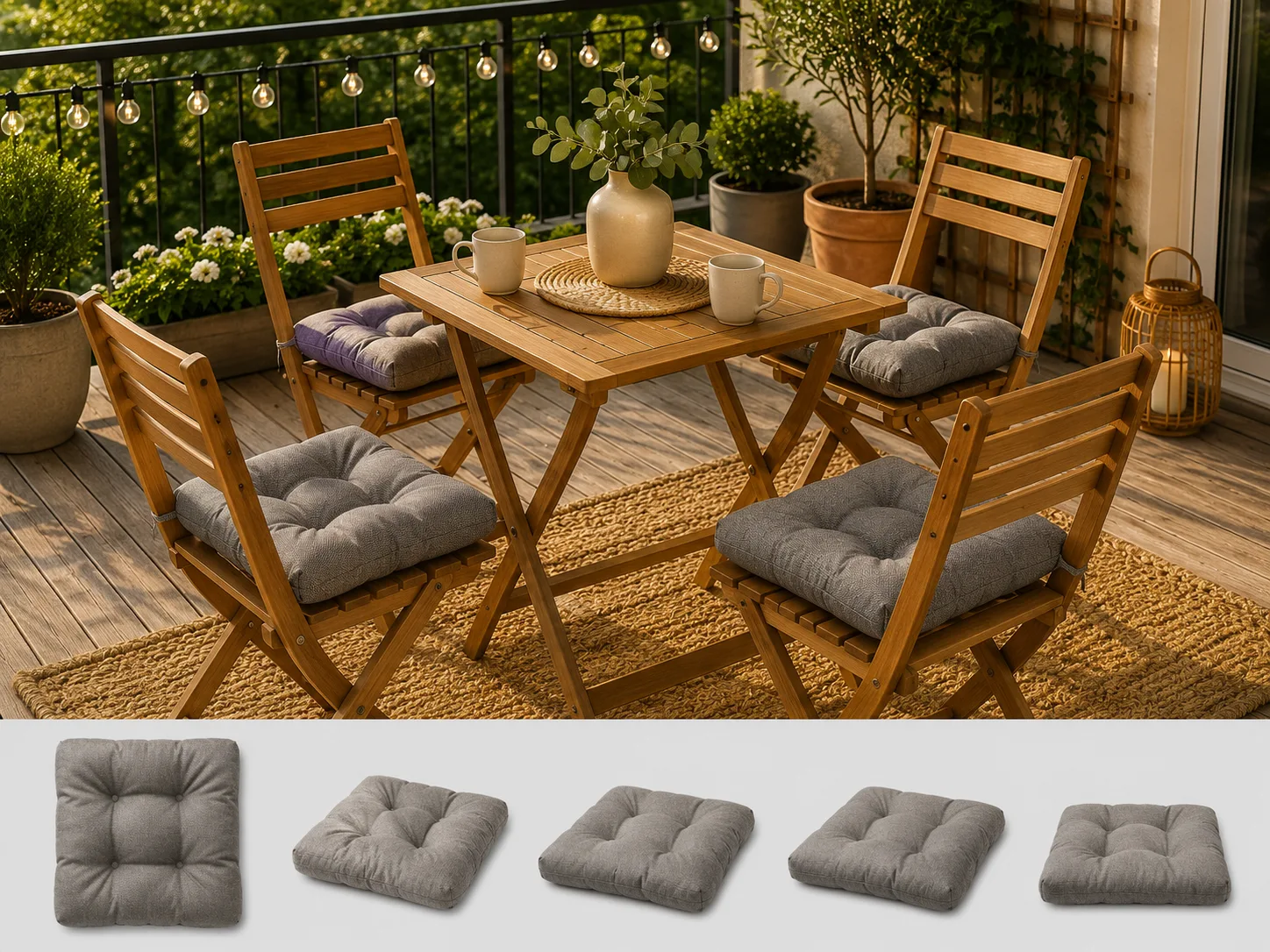 4 pernuțe scaun interior/exterior-cafe